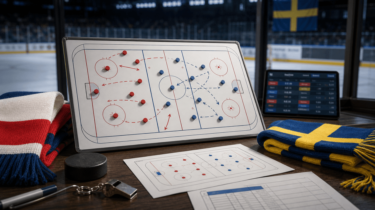 Taktická analýza zápasu Česko - Švédsko na Beijer Hockey Games 2026