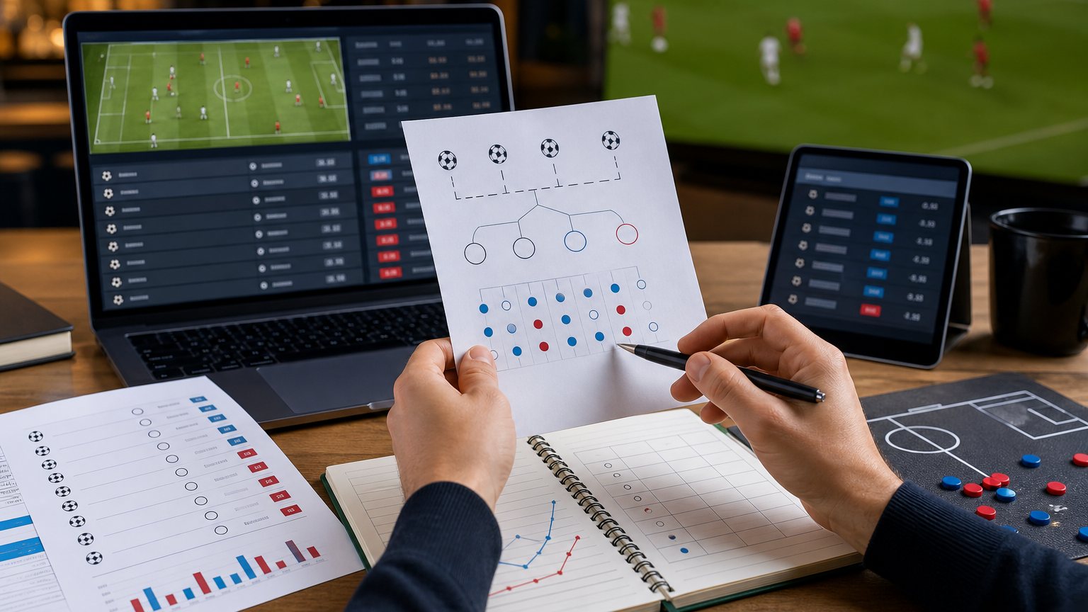 Analýza kombinovaných sázek, systémového tiketu a kurzů na sportovní zápas