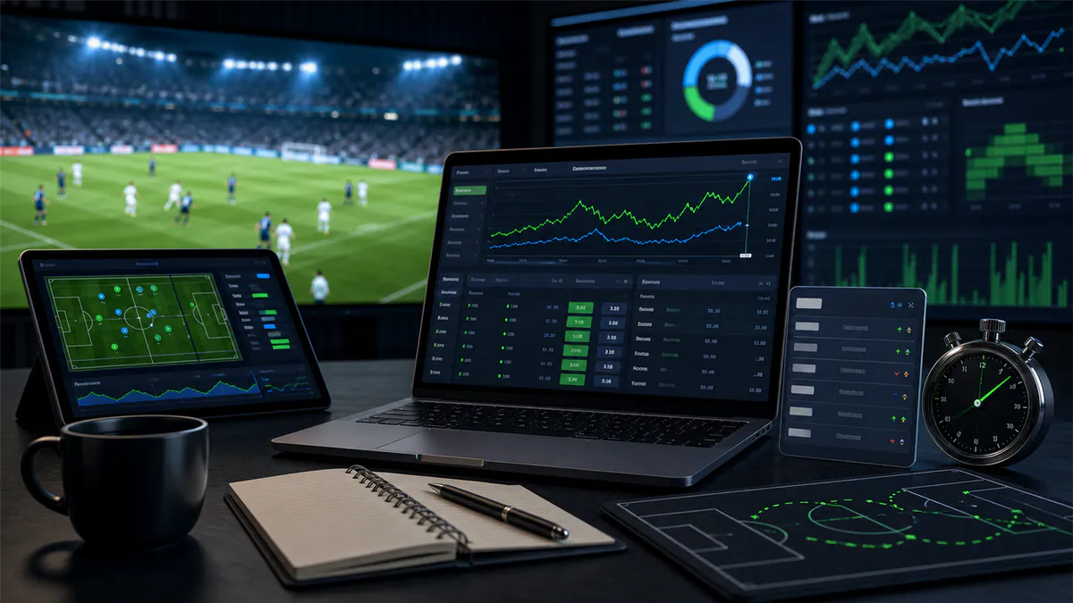 Live sázení, obraz zápasu, kurzový graf, statistiky a stopky pro sázkařskou analýzu