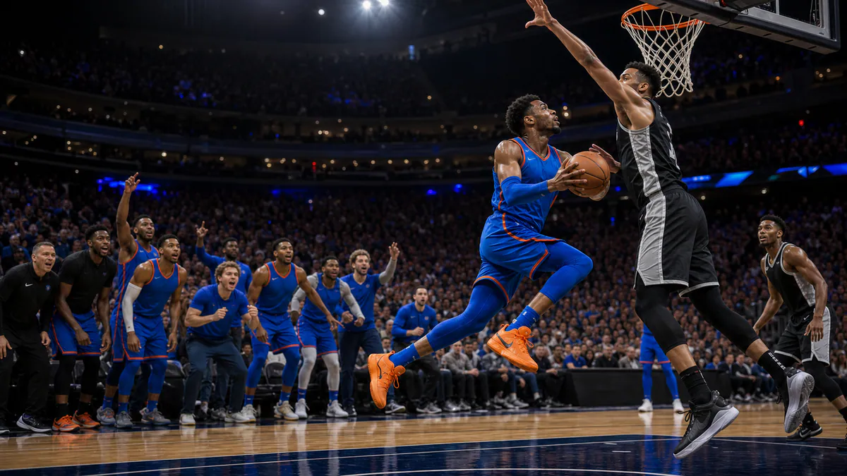 Thunder - Spurs po Game 3, Oklahoma vede 2:1 a lavička rozhodla zápas NBA play off
