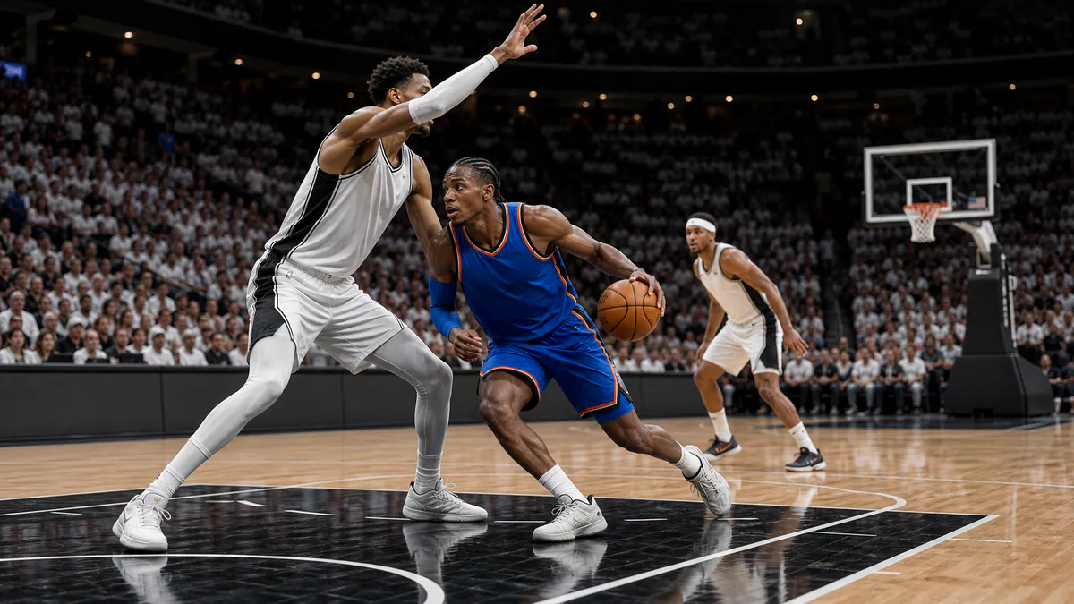 Thunder - Spurs Game 5 dnes, série 2:2, Wembanyama, kurzy a kde sledovat NBA play off