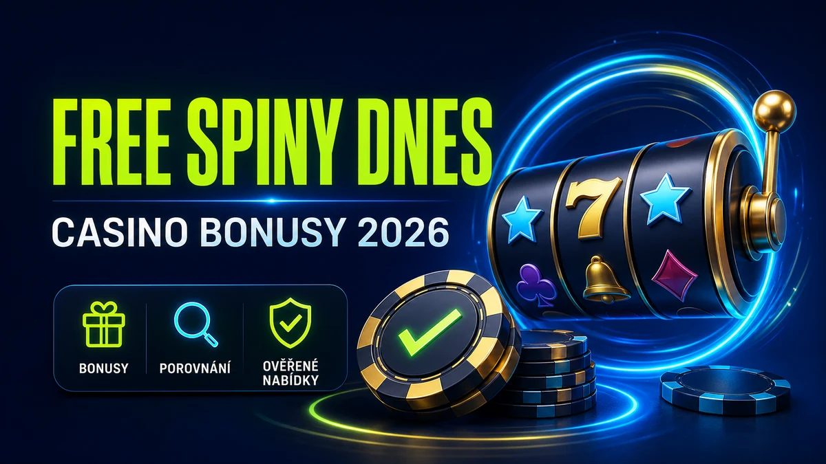 Free spiny dnes a casino bonusy 2026, porovnání ověřených nabídek