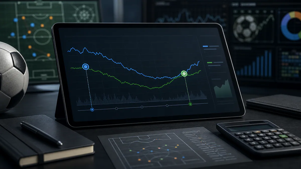 Analytický dashboard pro sledování closing line value a pohybu kurzů