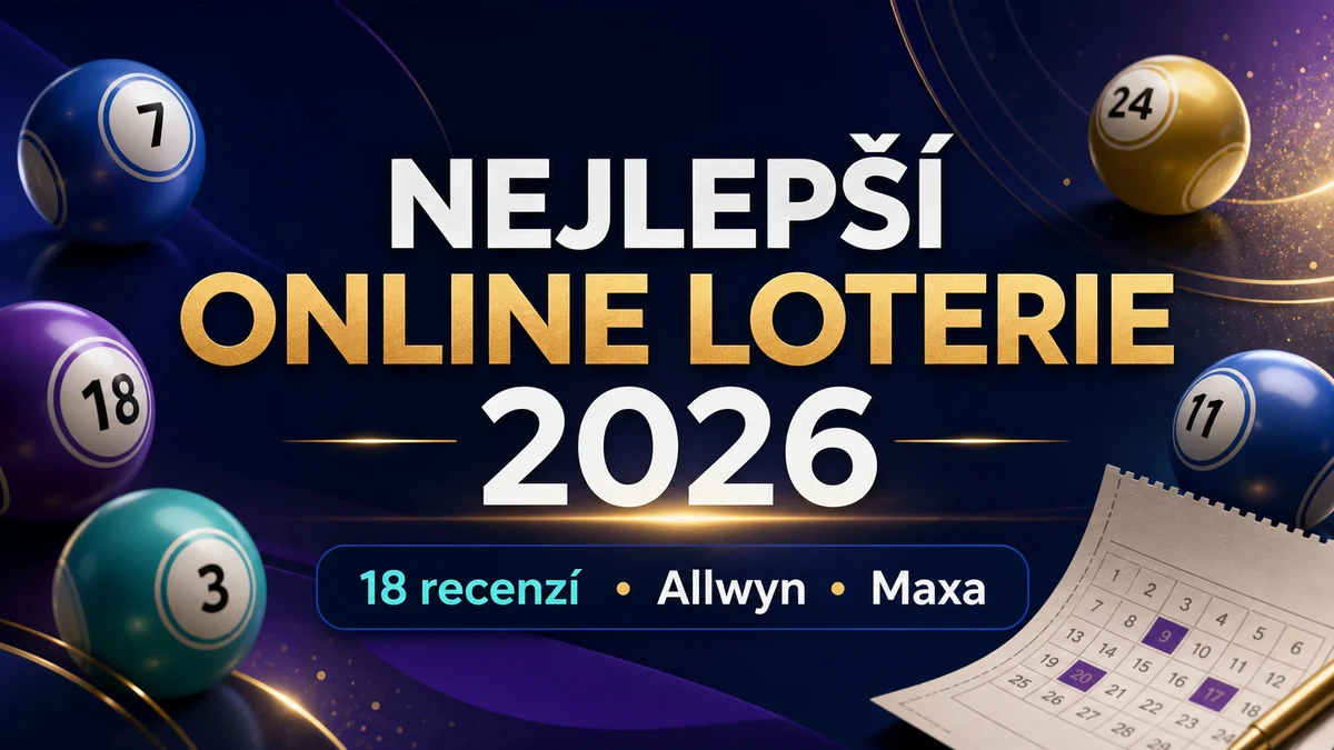 Nejlepší online loterie 2026, srovnání 18 recenzí Allwyn a Maxa